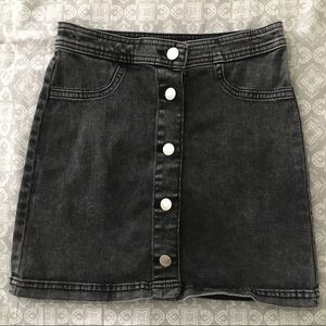 H&M Girls Black Mini Skirt US 10-11Y